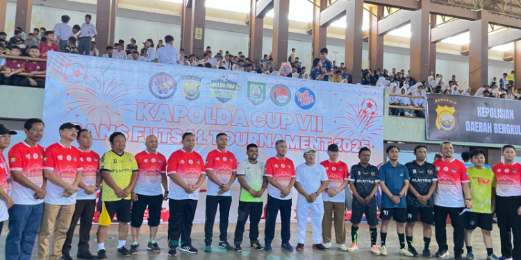 106 Tim Pelajar Se-Sumatra Ramaikan Turnamen Futsal Kapolda Cup VII di Bengkulu, Lawan Narkoba Lewat Sportivitas