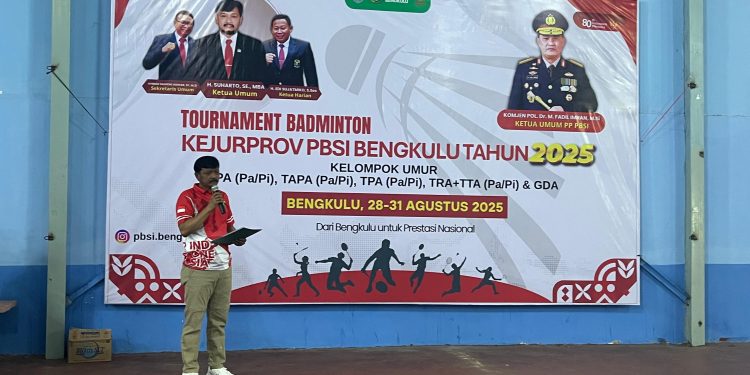 Kejurprov PBSI Bengkulu 2025 Resmi Dibuka
