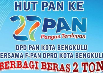 Jalan Santai Bertabur Beras dan Dooprize, 30 Agustus oleh PAN Kota Bengkulu