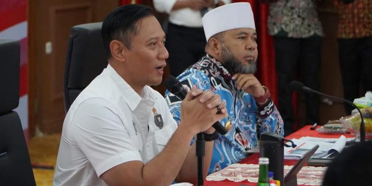 AHY Pimpin Rakor Normalisasi Pelabuhan Pulau Baai dan Pembangunan Pulau Enggano