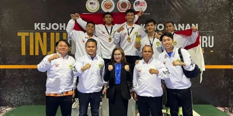 Tinju Indonesia Berjaya! 5 Medali Dibawa Pulang dari Malaysia