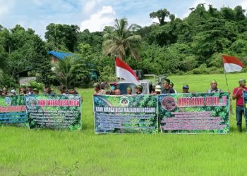 Kelapa Sawit Jadi Polemik, Warga Enggano Gelar Aksi Demo