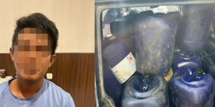 Residivis Penimbun Solar di Bengkulu Ditangkap Lagi, Polisi Sita 640 Liter BBM