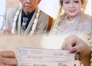 Viral! Diterpa Isu Cek Mahar Rp 3 Miliar Palsu, Mbah Tarman dan Shela Pilih Bulan Madu