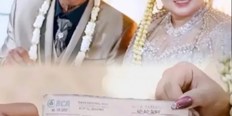 Viral! Diterpa Isu Cek Mahar Rp 3 Miliar Palsu, Mbah Tarman dan Shela Pilih Bulan Madu