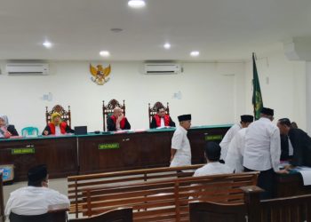 Sidang Perdana Kasus Tukar Guling Lahan Rp10 Miliar, Tujuh Pejabat Seluma Jalani Persidangan