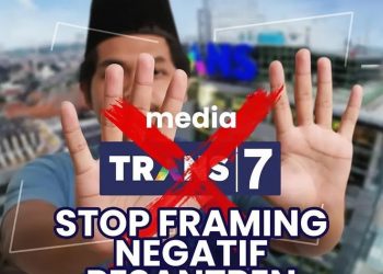 KPI Diminta Tegas, FPTP Desak Trans7 Bertanggung Jawab atas Tayangan Pesantren Lirboyo