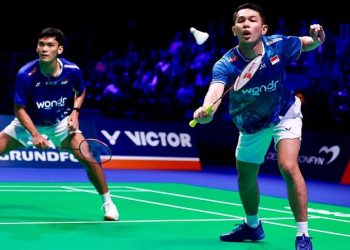 Tumbangkan Ganda China, Fajar/Fikri Amankan Tiket Final Denmark Open 2025