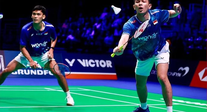Tumbangkan Ganda China, Fajar/Fikri Amankan Tiket Final Denmark Open 2025