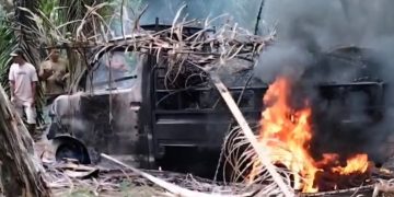 Heboh di Mukomuko! Mobil Diduga Pencuri Sawit Dibakar Massa, Polisi Turun Tangan