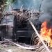 Heboh di Mukomuko! Mobil Diduga Pencuri Sawit Dibakar Massa, Polisi Turun Tangan