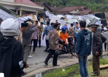 Tenda Pelaminan Ambruk, Pesta Pernikahan di Kepahiang Bubar Mendadak