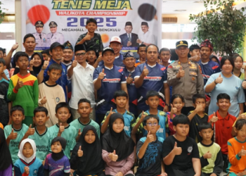 Bibit Juara Muncul! 105 Pelajar Bengkulu Adu Skill di Turnamen Tenis Meja Walikota