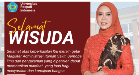 Inspiratif! Ketua TP PKK Seluma Mega Ayu Variza Raih Gelar Magister Rumah Sakit