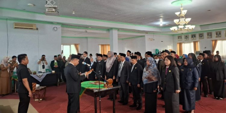 Rotasi Jabatan di Rejang Lebong: 60 Pejabat Resmi Dilantik, Simak Daftar Lengkapnya