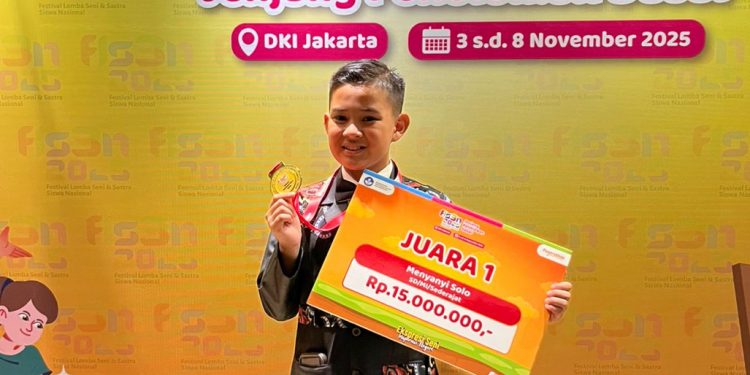 Siswa SDN 10 Rejang Lebong Raih Juara Nasional FLS3N, Harumkan Nama Bengkulu