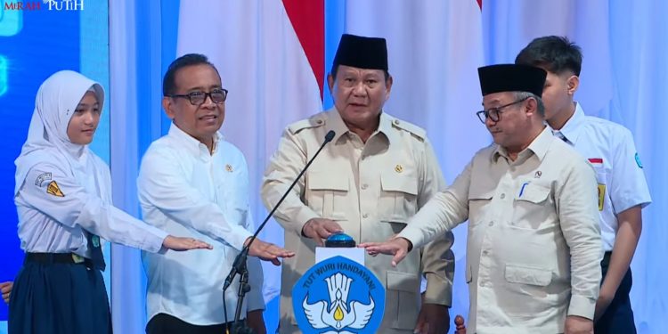 Prabowo Luncurkan Program Sekolah Terintegrasi Nasional dengan Fasilitas Lengkap Setara Negara Maju