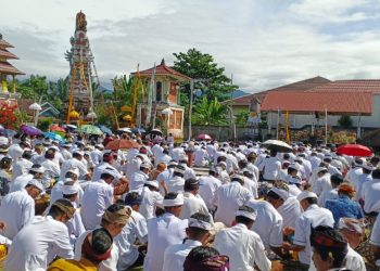 Ratusan Umat Padati Pura Dharma Yatra, Galungan di Bengkulu Utara Berlangsung Sakral dan Harmonis