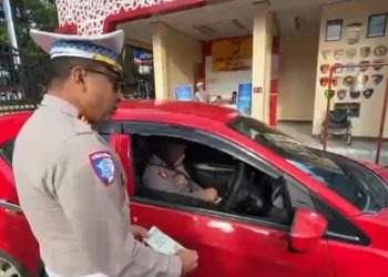 Tak Ada yang Kebal Hukum, Polisi Razia Kendaraan Anggota Sendiri di Operasi Zebra Nala