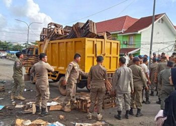 PKL Membandel, Satpol PP Dirikan Pos Jaga Permanen di Depan PTM