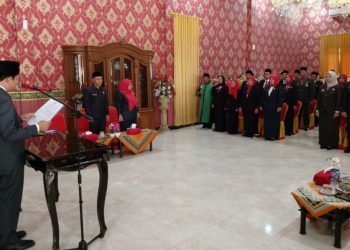35 Pejabat Bengkulu Utara Resmi Dilantik, Ini Daftarnya dan Peringatan Tegas dari Bupati Arie