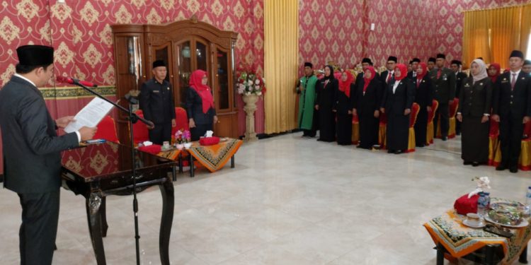 35 Pejabat Bengkulu Utara Resmi Dilantik, Ini Daftarnya dan Peringatan Tegas dari Bupati Arie