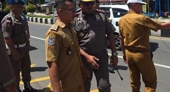 Satpol PP Bengkulu Gerak! Trotoar Bukan Tempat Dagang!