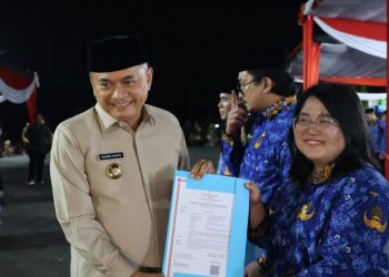 Setelah Penantian Panjang, 609 PPPK Benteng Akhirnya Dilantik Malam Hari