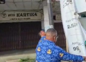 Wujudkan Kota Tertib, Pemkot Bengkulu Gencarkan Razia Reklame dan Spanduk Ilegal