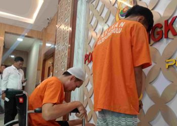 Satresnarkoba Gulung Pengedar Ganja 6 Kg, Dua Pemuda Empat Lawang Ditangkap