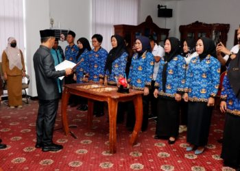 Resmi Dilantik, 8 Nakes Kaur Diminta Tingkatkan Profesionalisme dan Pelayanan