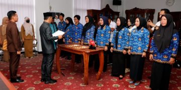 Resmi Dilantik, 8 Nakes Kaur Diminta Tingkatkan Profesionalisme dan Pelayanan