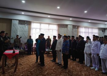Bupati Gusril Lantik Nasrul Rahman Jadi Sekda Kaur dan 38 Pejabat, Dorong Kinerja dan Pelayanan Publik