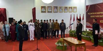 Bupati Seluma Lantik Deddy Ramdhani sebagai Sekda, Fokus Perkuat Kinerja ASN