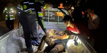 Toyota Innova Masuk Jurang di Maje, 3 Penumpang Luka Berat