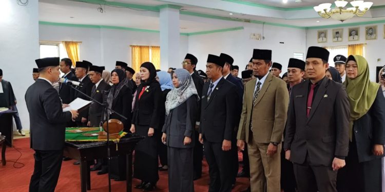 72 PNS Dimutasi, Pemkab Rejang Lebong Lakukan Penyegaran Birokrasi Jelang 2026