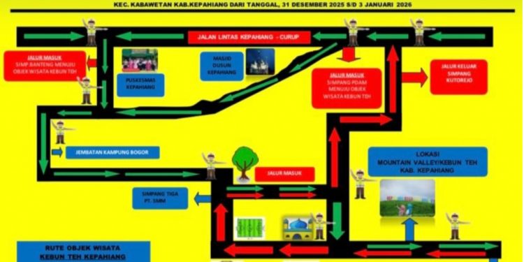 Hindari Macet Saat Liburan, Ini Akses Keluar-Masuk Kebun Teh Kabawetan yang Terapkan Jalur Satu Arah