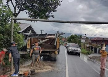 Kendaraan Overtonase Dibatasi, 3 Jalan Kabupaten Rejang Lebong Dipasangi Portal