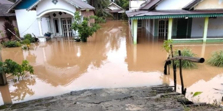 Banjir Meluas di 4 Wilayah Bengkulu Tengah, BPBD Turunkan Personel dan Perahu Evakuasi