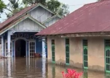 Banjir Rendam Rawa Makmur, Polisi Tutup Akses Jalan Lintas Barat Sumatera