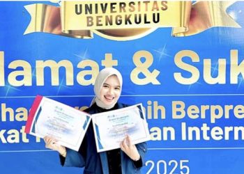 Raih Reward Prestasi UNIB, Aisyah Rahmadani Siap Tembus Kompetisi Internasional 2026