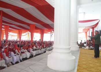 Pengajian Merah Putih Bengkulu Dibanjiri Jemaah, Wakil Gubernur dan Ustaz Ucay Sampaikan Pesan Penting