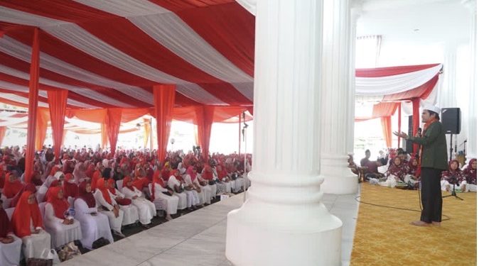 Pengajian Merah Putih Bengkulu Dibanjiri Jemaah, Wakil Gubernur dan Ustaz Ucay Sampaikan Pesan Penting