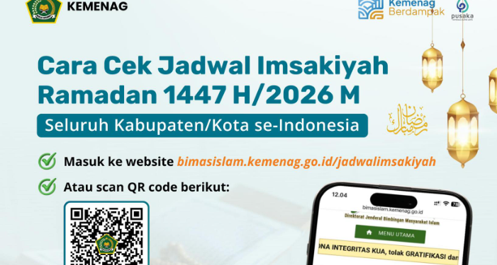 Jadwal Imsakiyah Ramadan 2026 Resmi Dirilis Kemenag