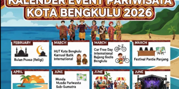 Kalender Event Pariwisata 2026, Bengkulu Tancap Gas