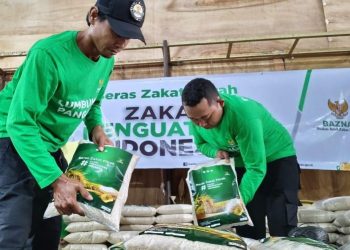 Baznas Serap Hasil Panen Petani Binaan untuk Zakat Fitrah 1447 H