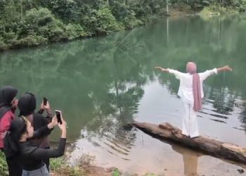 Danau Hijau di Ringroad Kepahiang Viral, Pesona Alam Tersembunyi di Tengah Hutan
