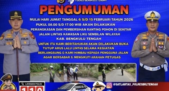 Hati-hati Melintas Liku Sembilan! Satlantas Benteng Terapkan Buka Tutup Jalan Selama 10 Hari