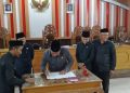 Paripurna DPRD Bengkulu Utara Setujui Dua Perda Penting