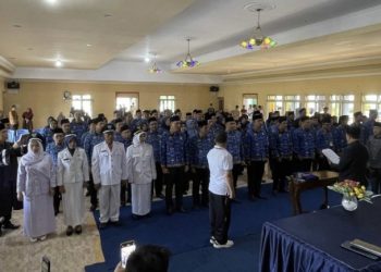 Bupati Azhari Lantik 78 ASN Lebong, Simak Daftarnya dari Eselon III hingga IV